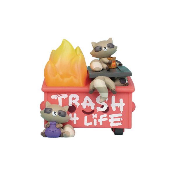 Dumpster Fire Trash Panda Vinyl Figure Online Hot Sale