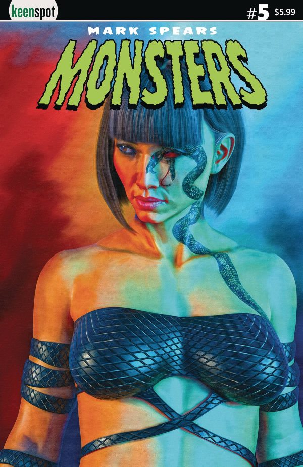 05 21 2025 MARK SPEARS MONSTERS #5 CVR E GIRL WITH SNAKE TATTOO Hot on Sale