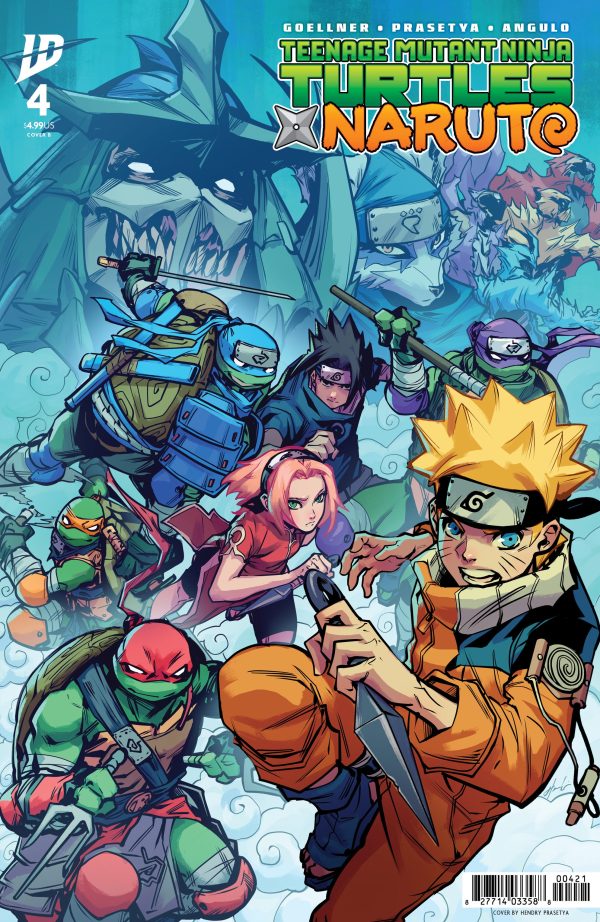 05 21 2025 TEENAGE MUTANT NINJA TURTLES X NARUTO #4 CVR B PRASETYA Sale