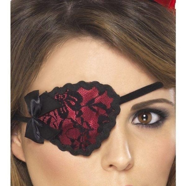 Pirate Eyepatch Adult Red Online Sale