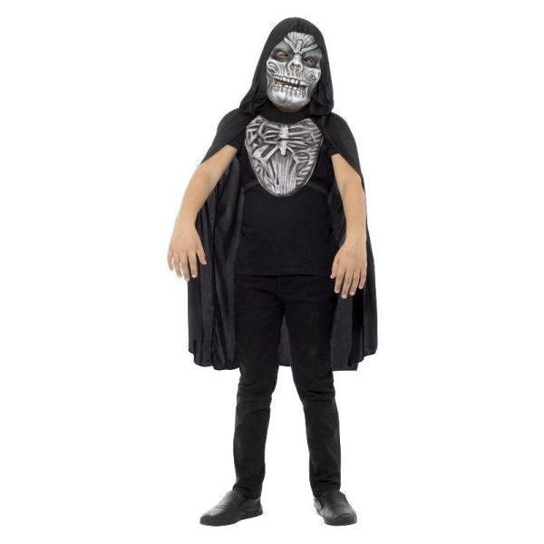 Grim Reaper Kit Child Kids White Online now - Image 2
