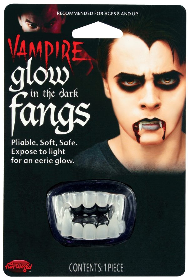 Glow-in-the-Dark Fangs Cheap - Image 2