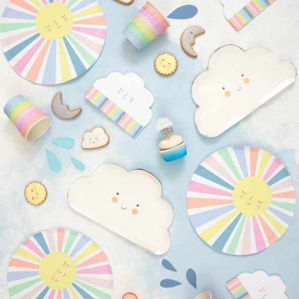 Rainbow Sun Lunch Napkins For Cheap - Image 3