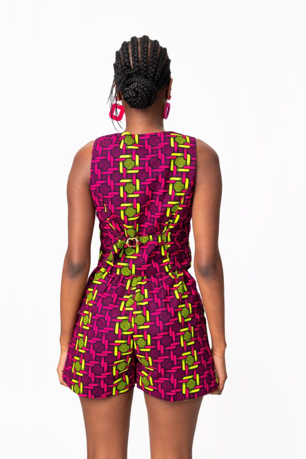 WUNMI African print WAISTCOAT For Discount - Image 3