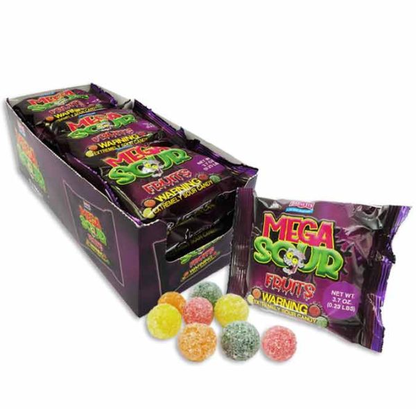 BARNETTS MEGA SOUR FRUITS BAG - ASSORTED Online now