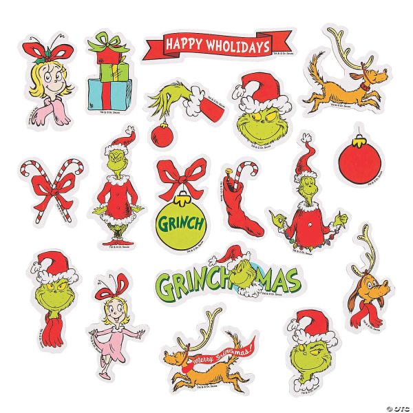 Dr. Seuss™ The Grinch Self-Adhesive Foam Shapes on Sale - Image 2