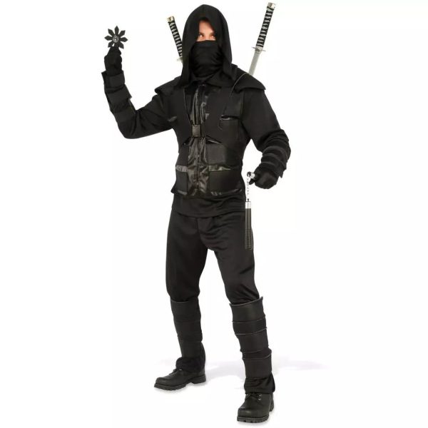Adult Dark Ninja Costume Fashion - Image 2