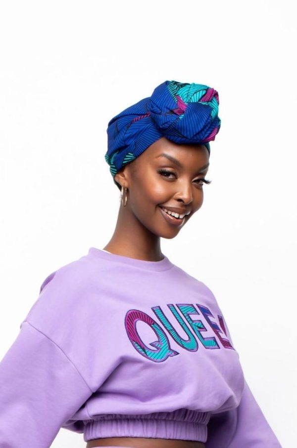 ZURI African Print Headwrap For Cheap - Image 5