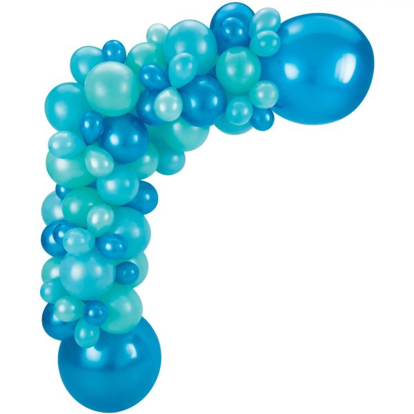 Aqua Balloon Garland Kit For Sale - Image 2