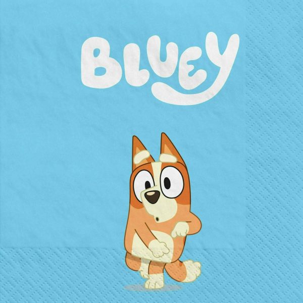 Bluey Beverage Napkins 16ct For Discount