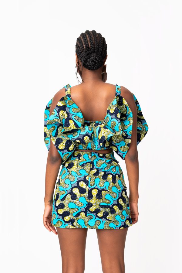 BADE African Print Mini Skirt Discount - Image 2