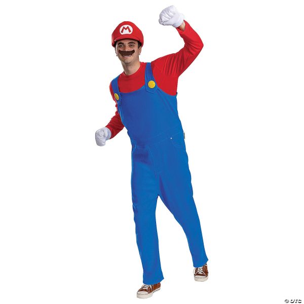 Adults Elevated Super Mario Bros.™ Mario Costume - Small Medium Online - Image 2