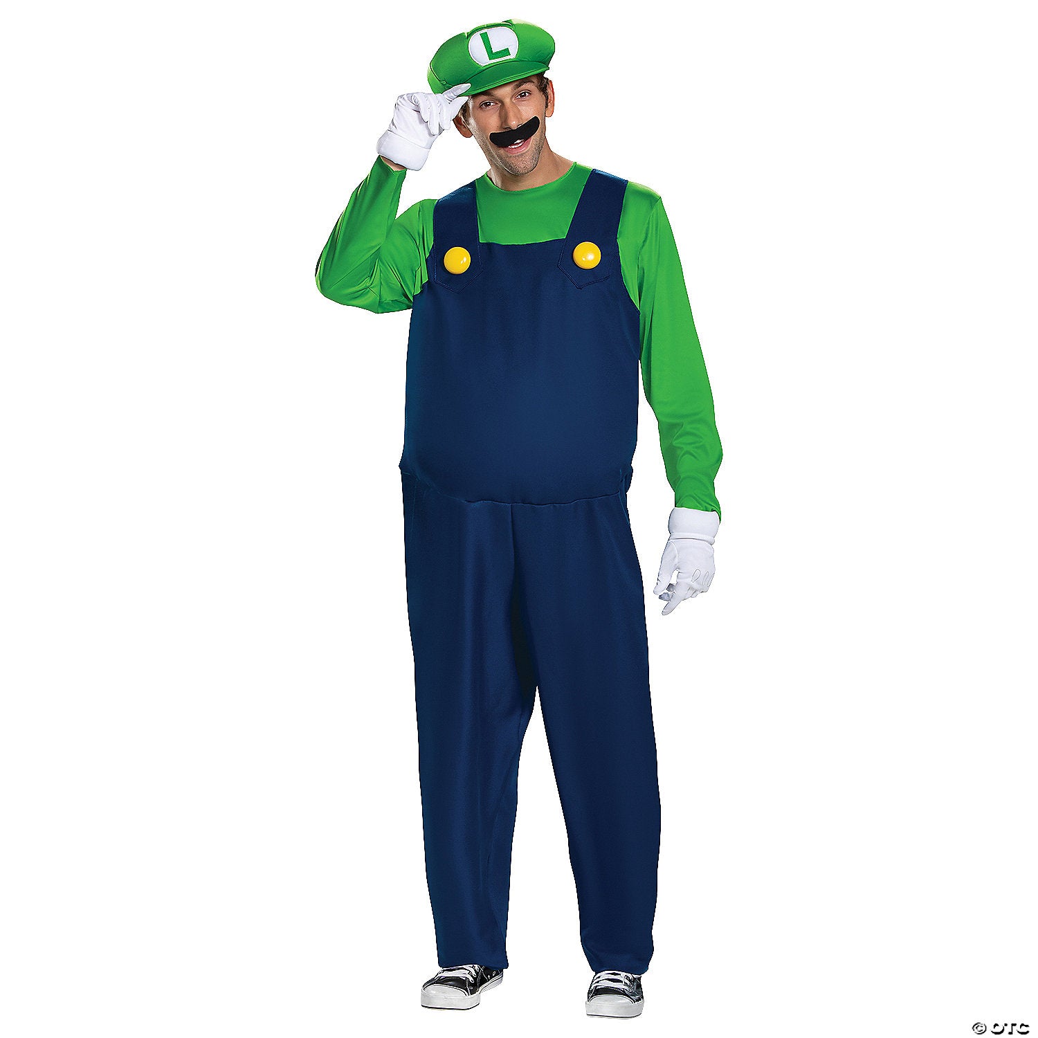 Adults Deluxe Super Mario Bros.™ Luigi Costume – XXL Cheap