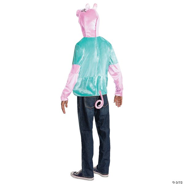 Adults Deluxe Peppa Pig Daddy Pig Costume - Large Extra Large Discount - Image 2