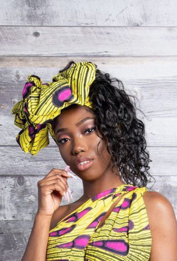 LEMI African Print Head Wrap For Sale - Image 2