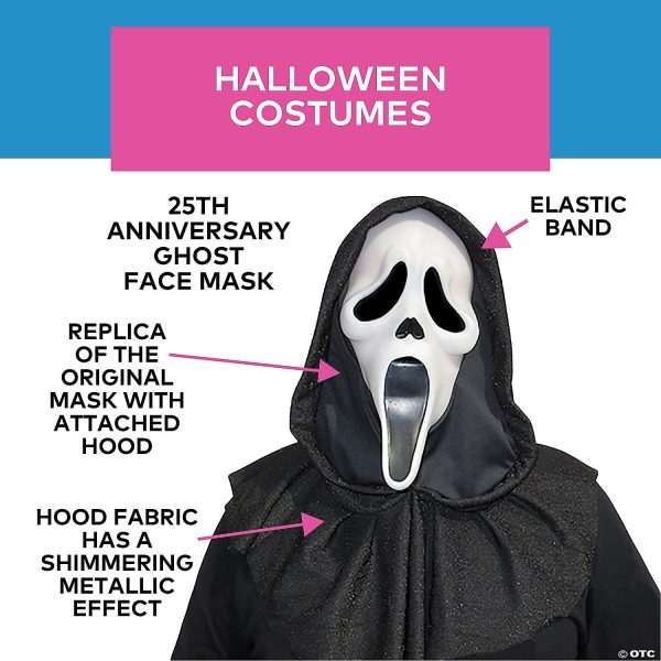Scream 25th Anniversary Mask Cheap - Image 3