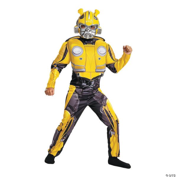 Boy s Bumblebee Classic Muscle Costume - Transformers Movie For Sale
