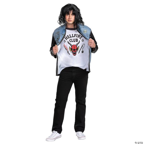 Adults Deluxe Stranger Things S4 Eddie Costume - Large Ex Large on Sale - Image 3