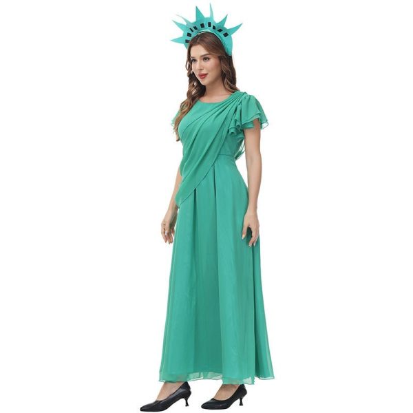 Statue of Liberty Costume for Women. Independence Day Outfit Online Sale - Image 3