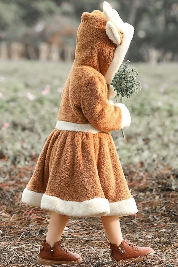 Christmas Reindeer Dress Christmas Costume for Girls Online now - Image 3
