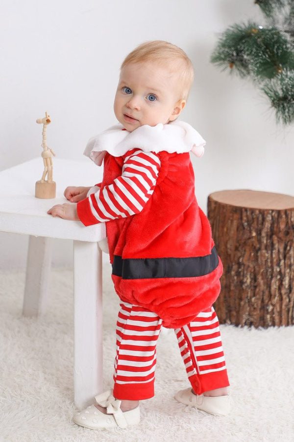 Christmas Baby Romper , Santa Costume for Babies Cheap - Image 2